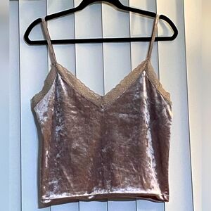 Forever 21 Large Cropped Valour Rose Pink Straps